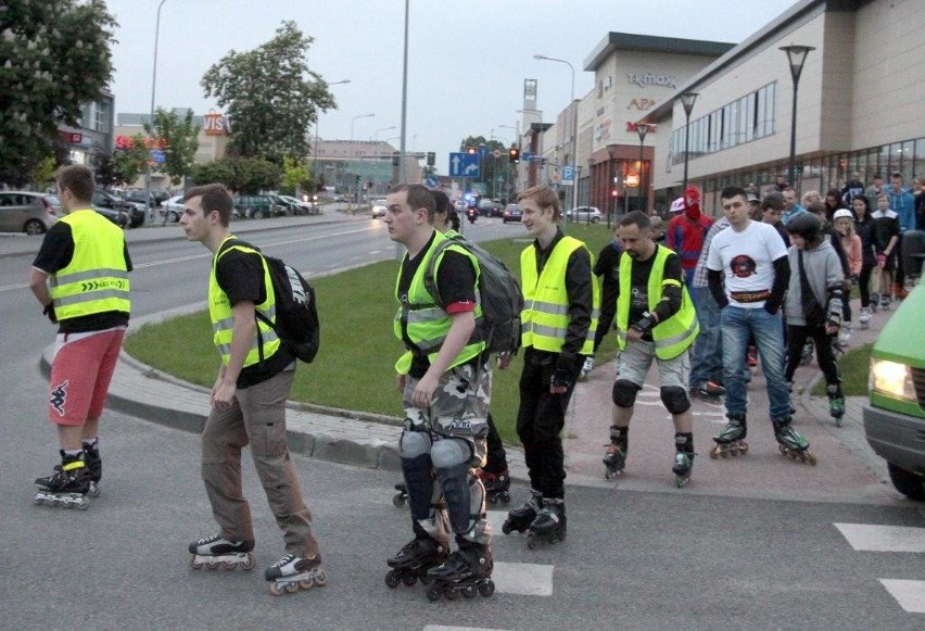 Rolkarze na ulicach Radomia