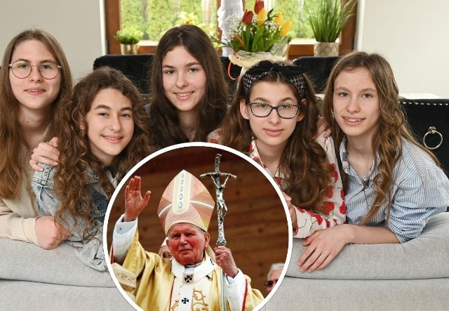Rodzice Kieleckich Pięcioraczek wierzą, że nad dziewczynkami od samego początku czuwa Jan Paweł II. Dlaczego? Zobaczcie!
