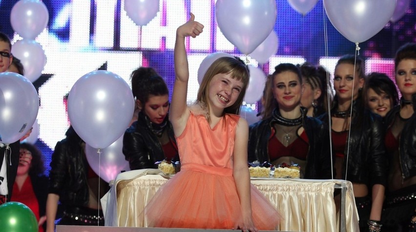 Magda Welc podczas finału programu "Mam Talent" w 2010 r.