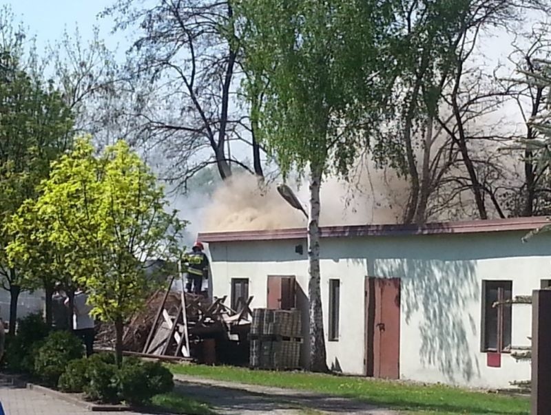 Pożar na plebanii na Widzewie