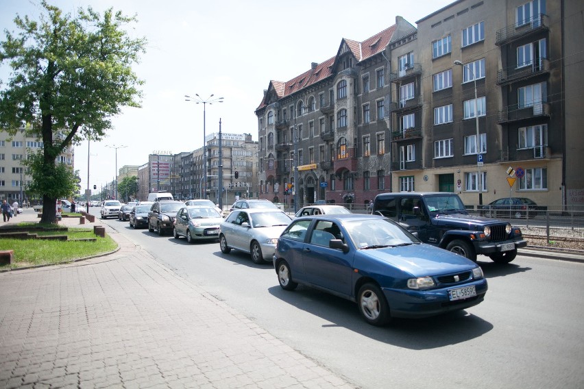 Potrącenie na Kościuszki.