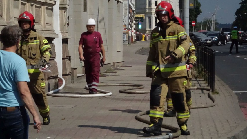 Akcja Straży Pożarnej na Zwycięstwa w Koszalinie