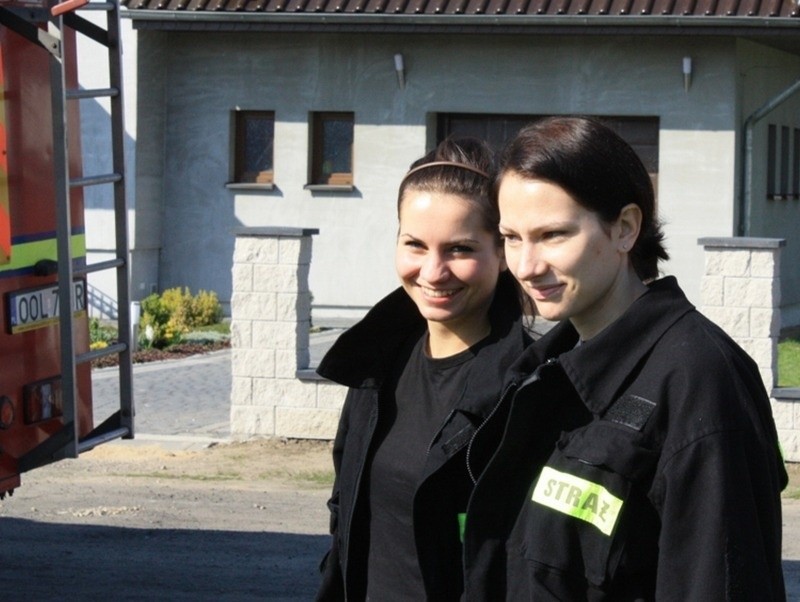 Od lewej: Magda Eichhorn i Sabina Gocyła z OSP w...