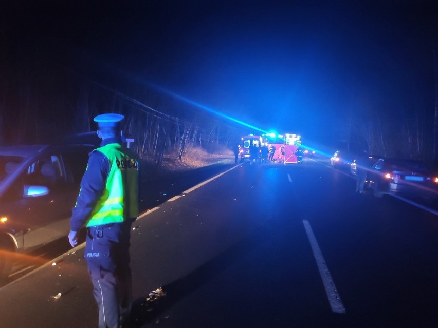 Policja szuka świadków śmiertelnego potrącenia pieszego w...