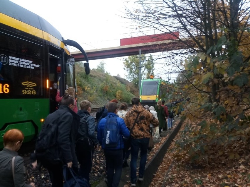 Tramwaje na PST stanęły, ponieważ jednej z bimb zasłabł...