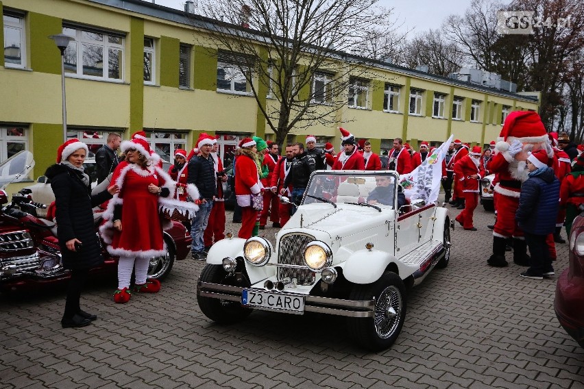 MotoMikołaje ze Szczecina i inni bohaterowie odwiedzili dzieci w szpitalu [ZDJĘCIA]