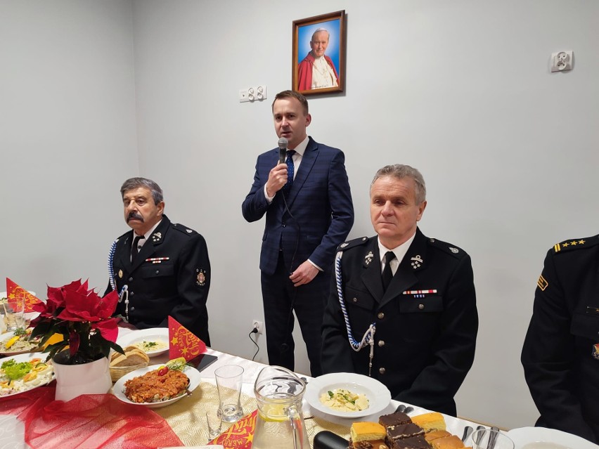 Spotkanie wigilijne strażaków ochotników z gminy Pińczów.