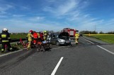 Wypadek na autostradzie A4 pod Wrocławiem. Trzy osoby ranne. Ląduje helikopter LPR