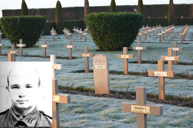 Kapral Jan Dusza, żołnierz 1 Dywizji Pancernej gen. Maczka, który spoczął na Polskim Cmentarzu Wojennym w Langannerie we Francji