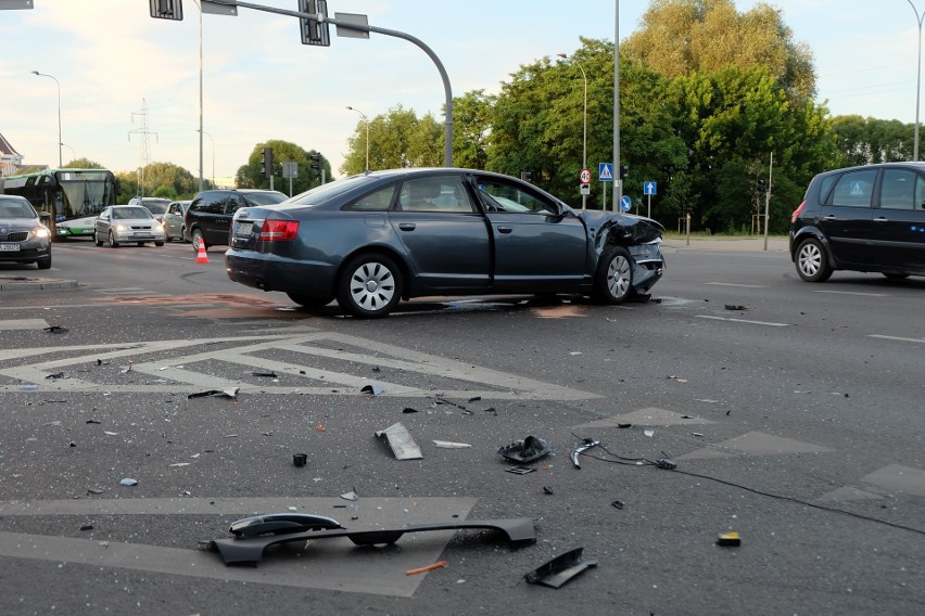 Na skrzyżowaniu ulic Chrobrego i Piastowskiej zderzyły się...