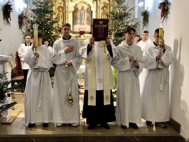 Podczas pasterki w Solcu nad Wisłą kościół był pełen...