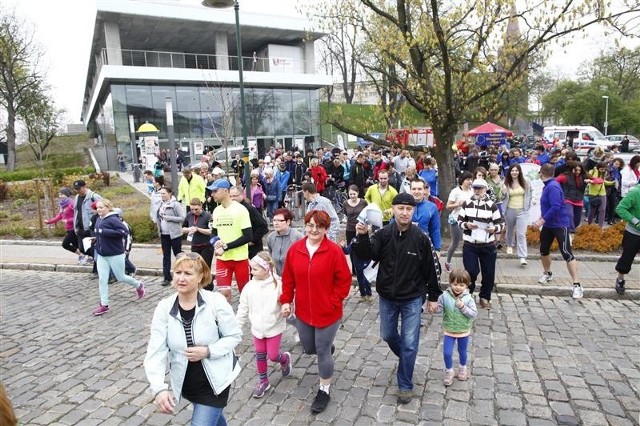 600 osób wystartowało spod amfiteatru.