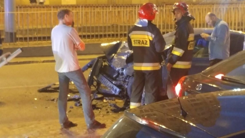 Wypadek koło placu Dominikańskiego