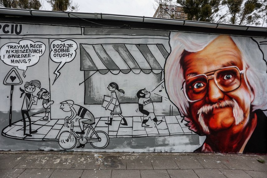 W Gdańsku powstał mural upamiętniający Papcia Chmiela i jego...