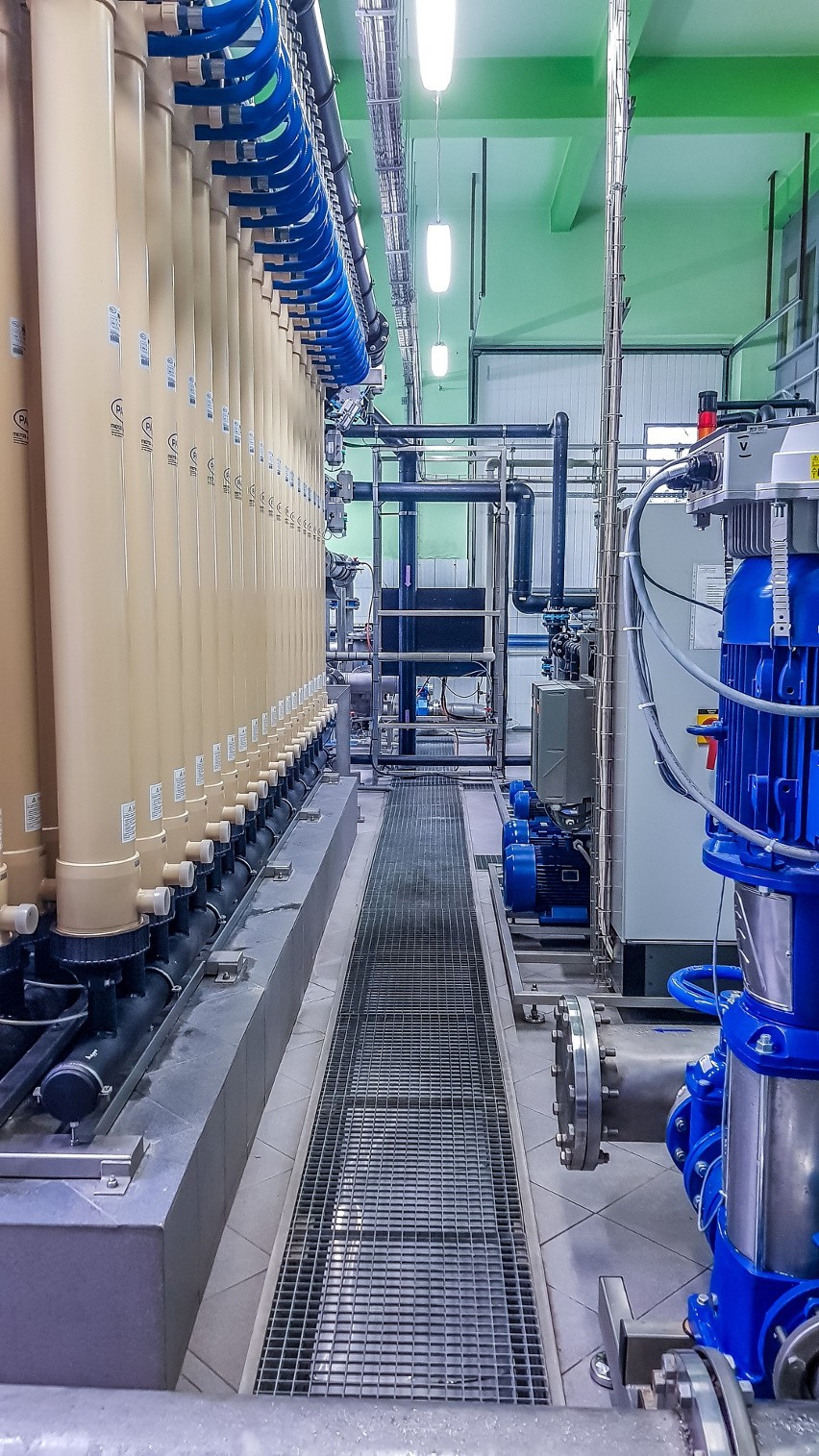 System ultrafiltracji wody w Zakładzie Wodociągów i...