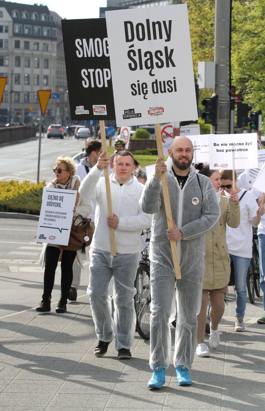 Biały marsz antysmogowy we Wrocławiu