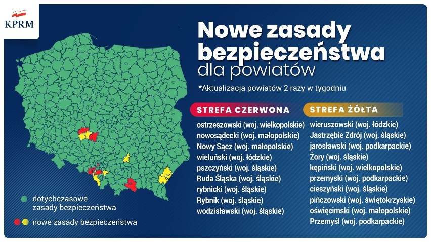 Podlaskie jest w zielonej strefie na mapie zakażeń...