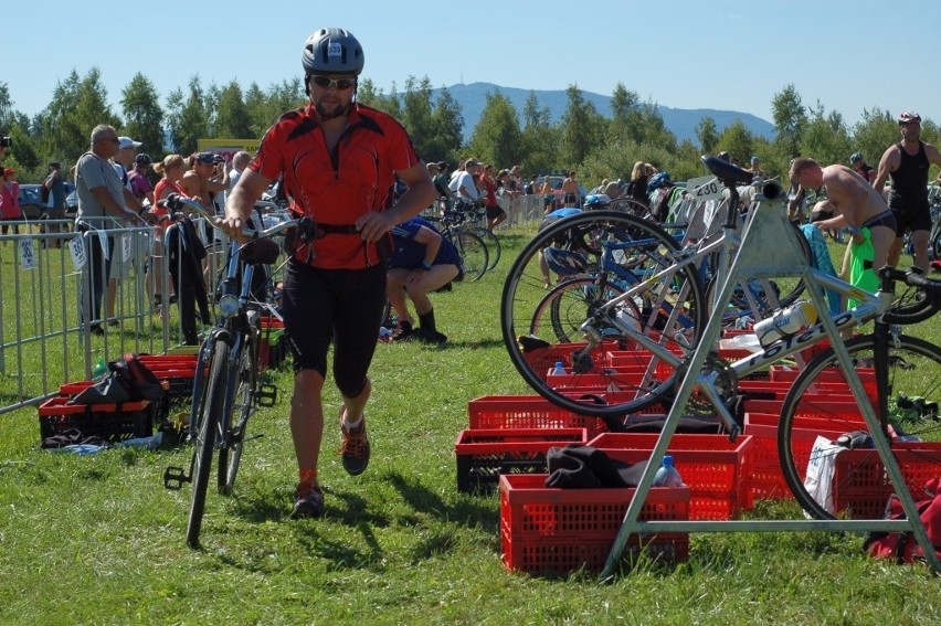 TriMan 2013. Mistrzostwa Polski w Triathlonie na Zalewie Mietkowskim (ZDJĘCIA)