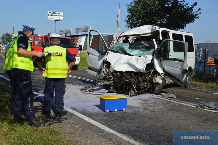 Na DK62 w miejscowości Osięciny, w powiecie radziejowskim...