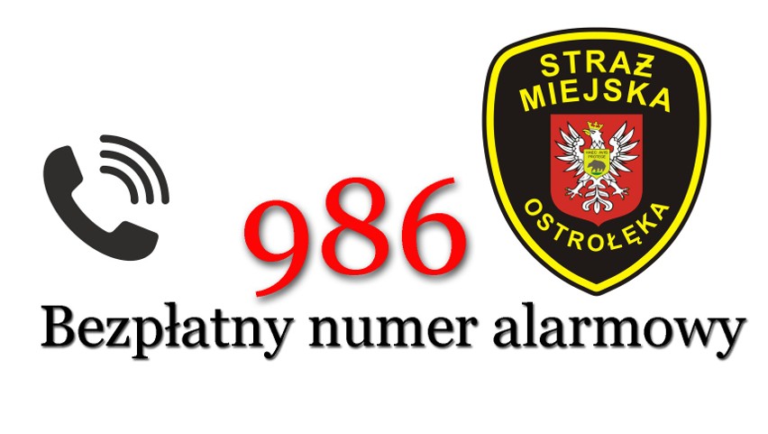 Straż Miejska w Ostrołęce ma numer alarmowy. Można dzwonić 7 dni w tygodniu od godz. 7.00 do 22.00 