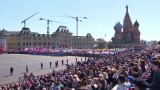 100 tys. osób celebrowało Święto Pracy na Placu Czerwonym w Moskwie