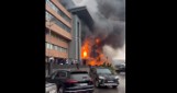 Pożar centrum biznesowego w Moskwie. W budynku są ludzie