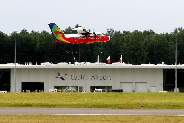 Samolot "Papuga" na Lotnisku Lublin
