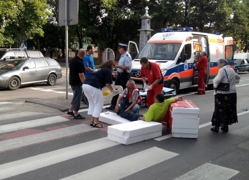 We wtorek rano na niebezpiecznym przejściu dla pieszych...