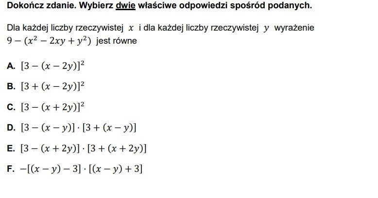 Wzory skróconego mnożenia na maturze 2023? To pewne! Poznaj je i zrozum