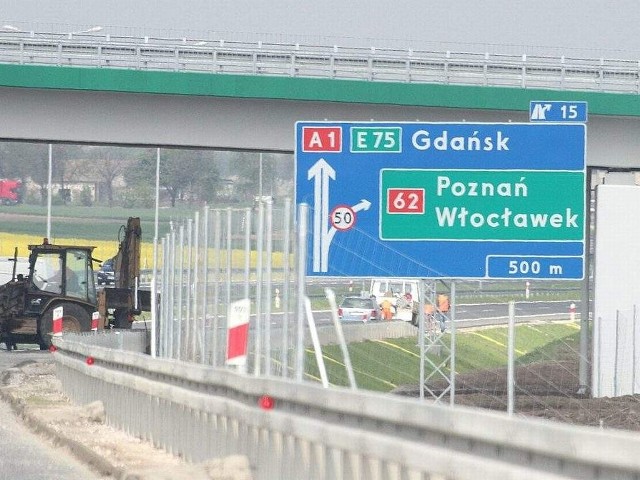 Odcinek A1 między Pikutkowem a Kowalem koło Włocławka może być przejezdny już 30 kwietnia!
