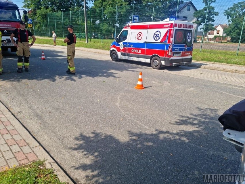 Wypadek w miejscowości Chróścina.