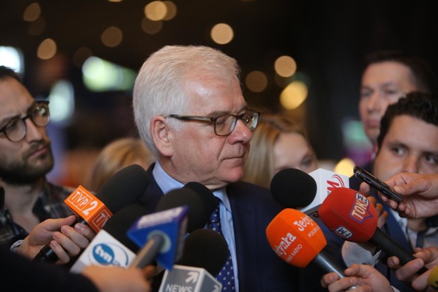 14.05.2018 katowiceeuropejski kongres gospodarczy 2018 ekg biznes jacek czaputowicz minister spraw zagranicznychfot. marzena bugala- azarko /dziennik zachodni/ polska press