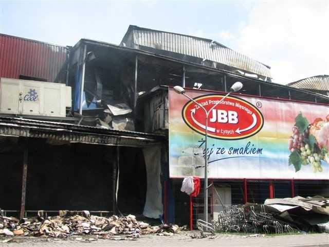 Spłonęły zakłady JBB