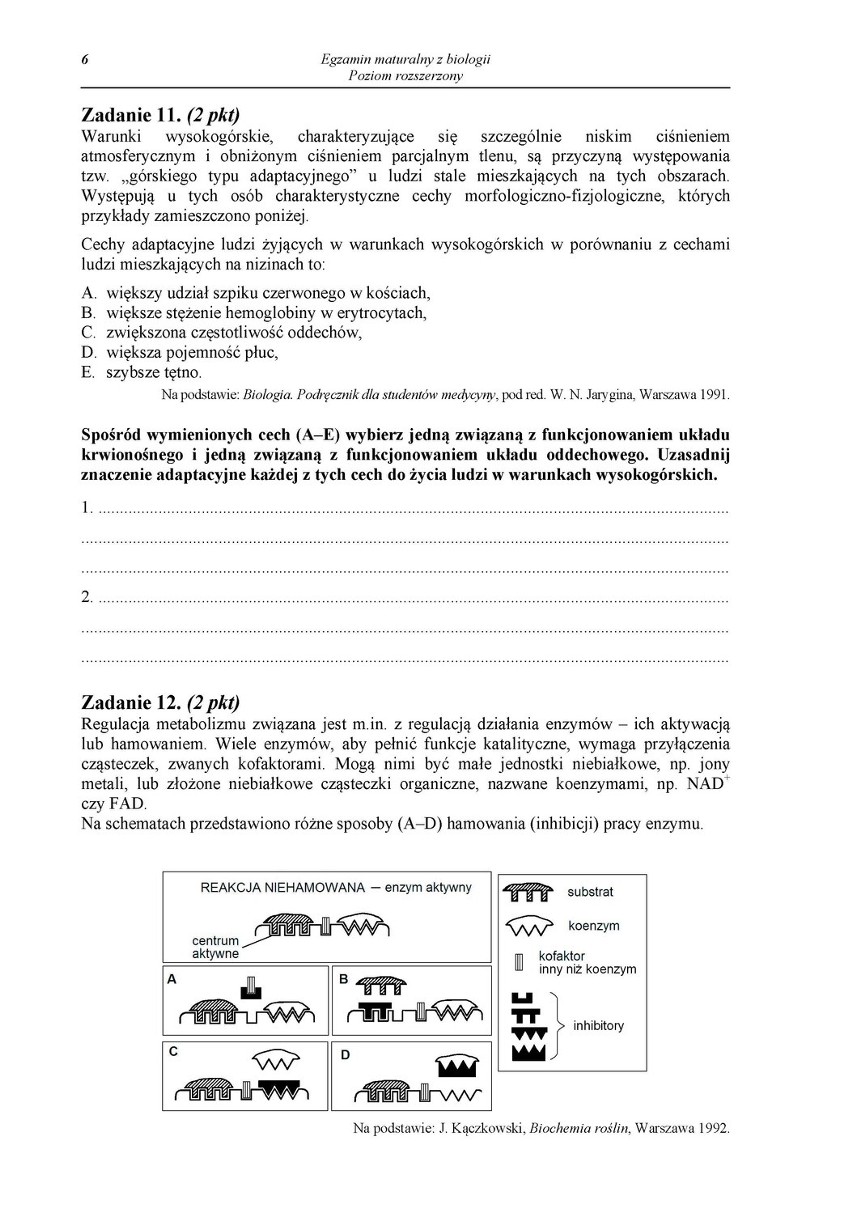 Matura 2014 BIOLOGIA ARKUSZE