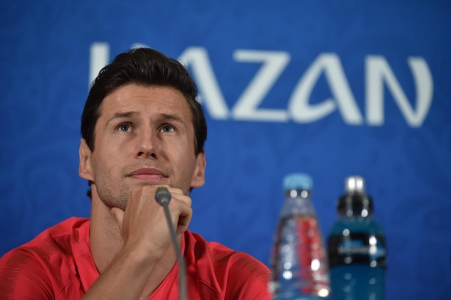 23.06.2018 kazankonferencja prasowa reprezentacji polski na stadionie kazan arena  nz grzegorz krychowiak poland national team press conference in kazanfot. bartek syta / polska press