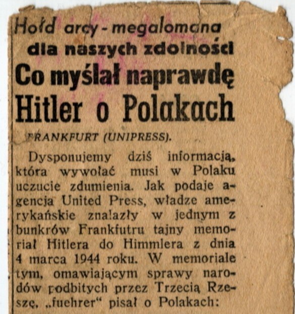 Jak Hitler kochał Polaków...