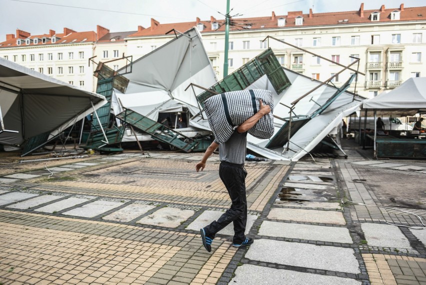 Potężna burza przeszła przez Wielkopolskę