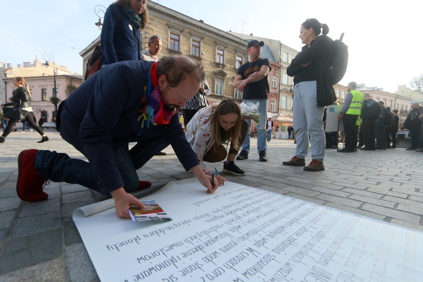 Marsz dla Polesia. W Lublinie protestowali przeciwko budowie nowych kopalni