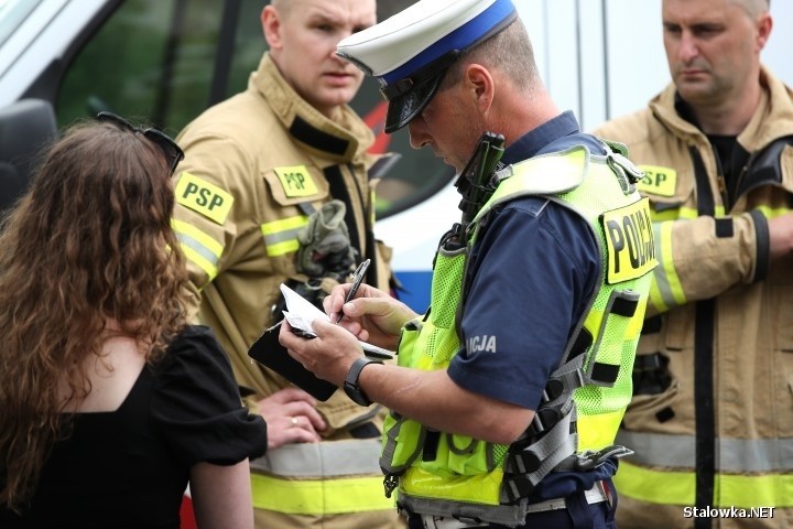 Wypadek w Stalowej Woli. Ranny został 17-latek jadący skuterem (ZDJĘCIA)