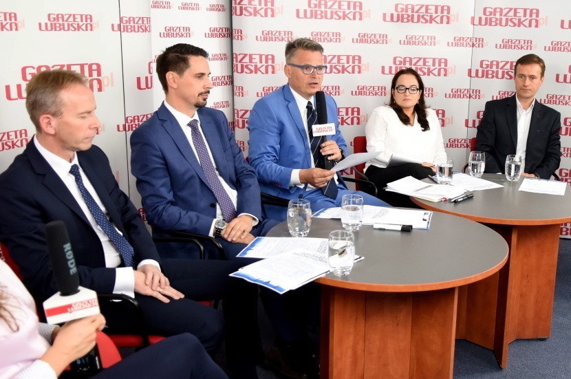 Wybory samorządowe 2018: Kandydaci na prezydenta Zielonej Góry starli się w debacie "Gazety Lubuskiej" [ZDJĘCIA]