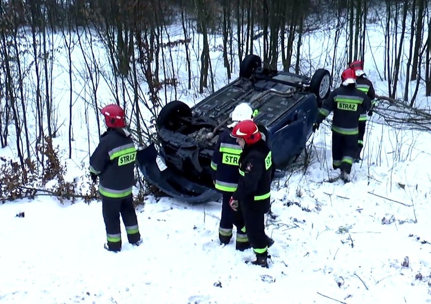 Wypadek w miejscowości Popławce zablokował DK19