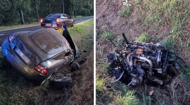 Do wypadku doszło w piątek, 19 sierpnia około godziny 2 rano na drodze krajowej nr 45 w Trzebiszynie w gminie Lasowice Wielkie.