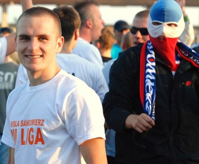 Damian Nogaj dołożył swoją cegiełkę do awansu Wisły Sandomierz.