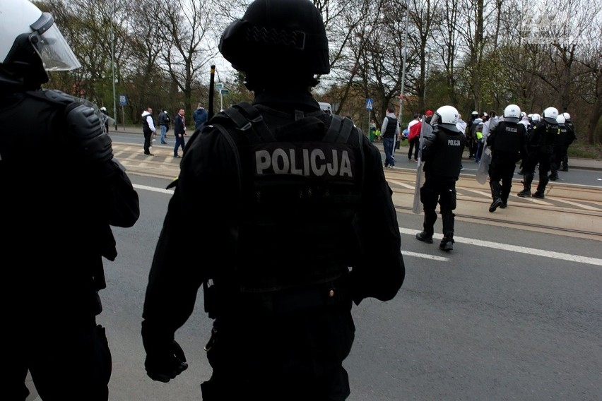 Kibice z Warszawy dotarli do Szczecina około godz. 16.30