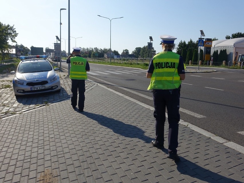 Policjanci z Wydziału Ruchu Drogowego koszalińskiej komendy...