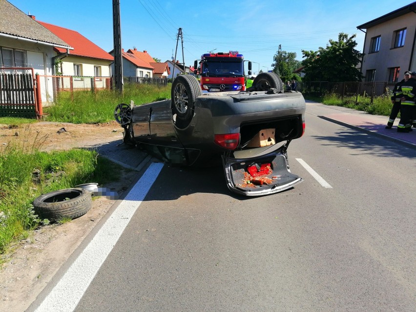 W miejscowości Rabienko Nowe dachowało audi. 22-latek został...