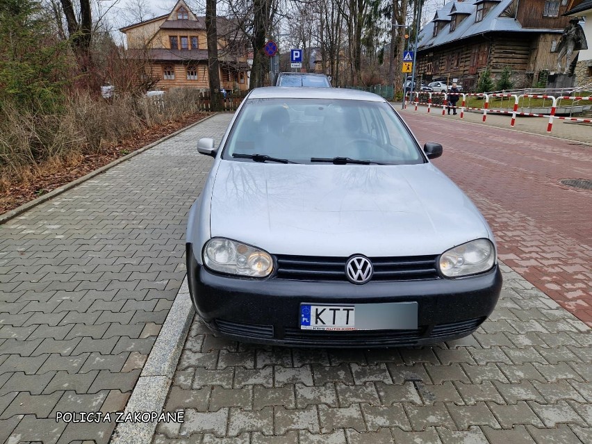 Policja w Zakopanem zarekwirowała auto pijanego kierowcy