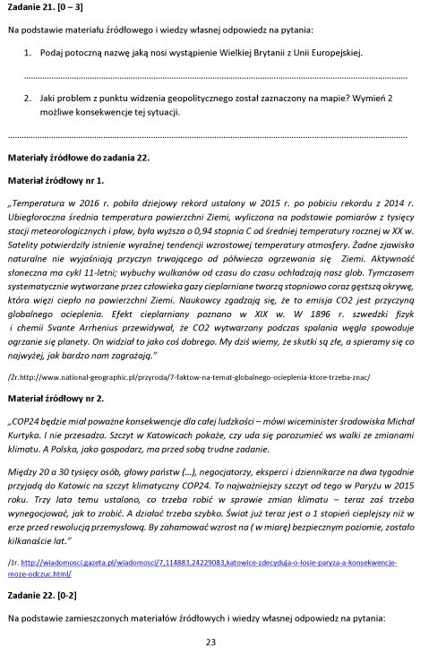 Matura próbna 2019: historia i wos. Pobierz arkusze, tematy, klucz odpowiedzi [ZDAJ MATURĘ Z NOWINAMI]