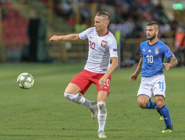 07.09.2018 wlochy. bolonia.  stadion dall'ara.  liga narodow.   mecz  wlochy - polska. nz.  piotr zielinski - 20 fot. karolina misztal / polska press/dziennik baltycki