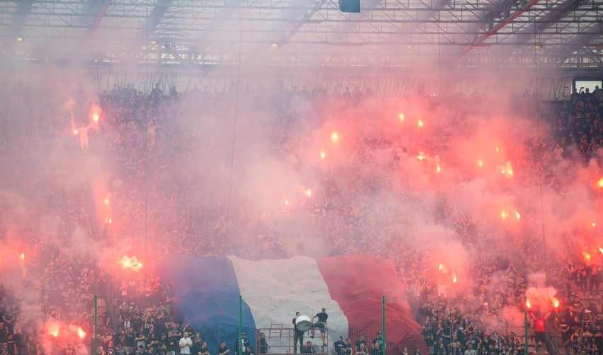 Trybuny podczas meczu Wisła Kraków - Warta Poznań (0:1)